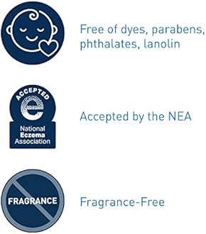 CeraVe Diaper Rash Cream, Baby Healing Ointment for Extra Dry, Cracked Skin, Diaper Cream with Ceramides & Vitamin E, Lanolin, Fragrance, Paraben, Dye, Phthalates & Sulfate Free, 3 Ounce