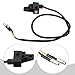 Brake Cable for and Motorcycle, Front and Rear Disc Brake Wire with Integrated Power Off Switch, AntiHorizontal Tipping Switch Compatible with for Bike(Right)