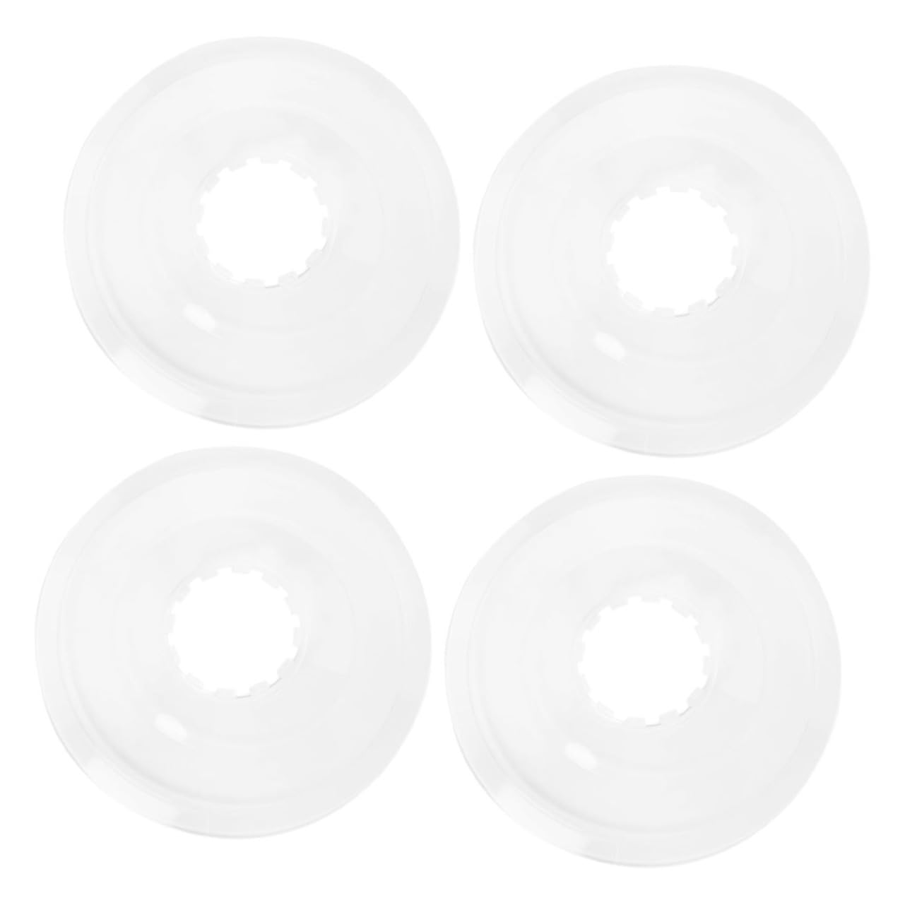 HANABASS 4Pcs Transparent Flywheel Covers Lightweight Bike Spoke Protectors for Road and Mountain Bikes to Prevent Chain Drops and Protect Flywheels