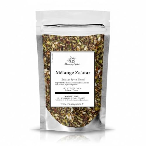 Za'atar | MasarySpice Mélange d'épices de la Méditerranée du Moyen-Orient 100 gr