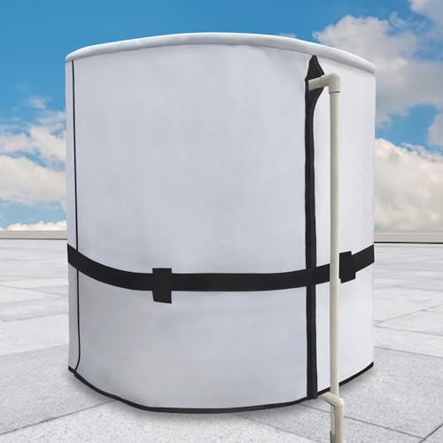 Image of Axmon 500 Liters Water Tank Insulation Cover - All Weather Tank Guard for Roof Top Water Tank cover to Protect from Hot and Cold Weather Keeps The Water Cools In Summer