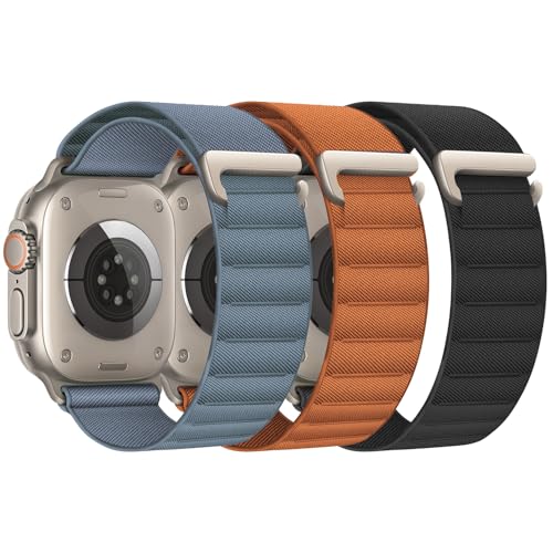 Ya en manzanajugosa.com: Paquete de 3 correas Alpine Loop compatibles con Apple Watch de 40 mm, 44 mm, 46 mm, 38 mm, 42 mm, 41 mm, 45 mm, 49 mm, para mujeres y hombres, correa de repuesto deportiva de nailon para iWatch Ultra