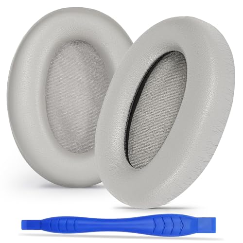 Aurivor Ear-Pads for Sony WH-1000XM3, Replacement XM3 Headphone Cushions Covers with Soft Protein Leather, Noise Isolation Memory Foam, Reinforced Sealing
