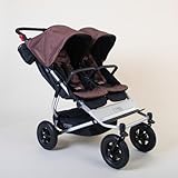 Mountain Buggy Duet Zwillingswagen Geschwisterwagen Heritage V4 Kinderwagen Farbe: mustang - braun