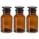 GMMH 3 x Apothekerflasche (250 ml) Weithalsflasche Apothekerglas Stopfenflasche Laborflasche Laborglas Rundschulterflasche Flaschen Apothekergläser Laborflaschen Laborgläser Rundschulterflaschen