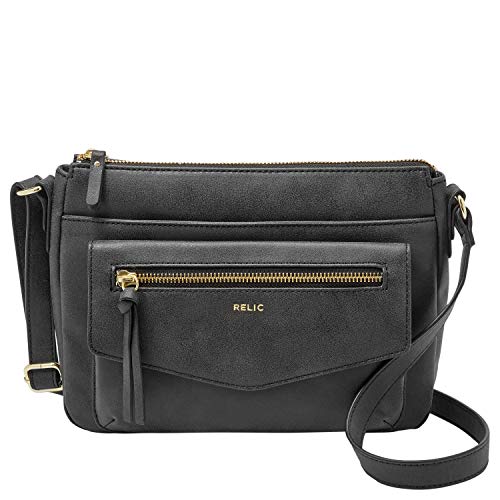 Relic by Fossil Handtasche Allie Crossbody, Schwarz (schwarz), Einheitsgröße