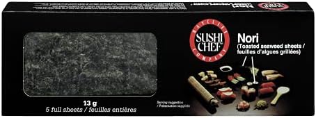 SUSHI CHEF Nori Seaweed Sheets, 0.45 OZ