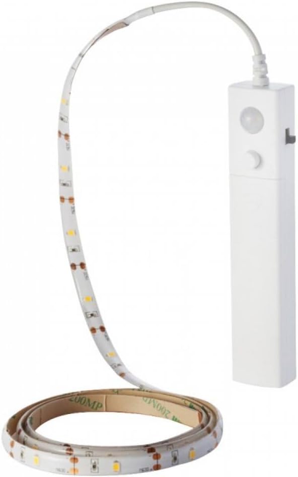 V-TAC VT-8082 Ww LED Strip Light Kit with Motion Sensor and Battery Box 6V 1m Warm White