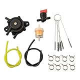 Compatibile con più motori: questa pompa di ricambio è specificamente progettata per adattarsi a una vasta gamma di motori, tra cui modelli 17HP-25HP, compatibilità senza soluzione di continuità con vari tosaerba e trattori.