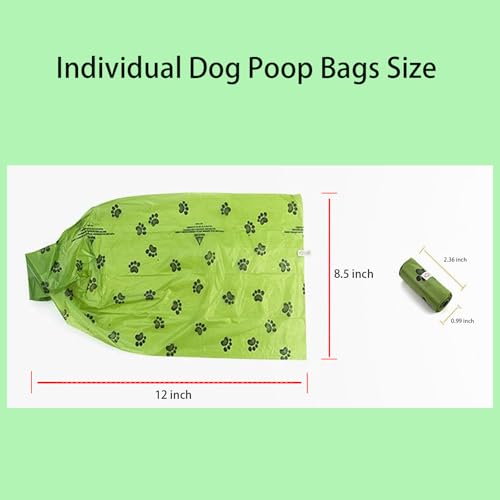 Image of Dog Poop Bags Rolls (450 Count) Scented,Poop Bags for Dogs Extra Strong For Indoor and Outdoor Dog Walking and Traveling Dispose of Poop