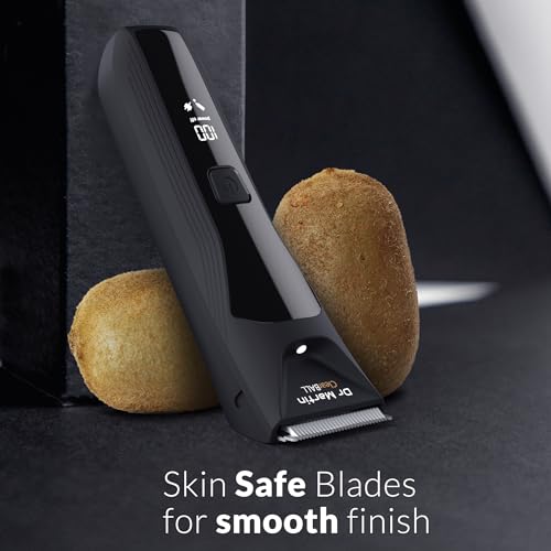 Image of Manspot Groin Hair Trimmer For Men, Electric Ball Trimmer /Shaver, Replaceable Ceramic Blade Heads, Waterproof Wet /Dry Groin & Body Shaver Groomer, 90 Minutes Shaving After Fully Charged (Clearball)