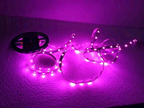 Image of DAYBETTER 4 Meter 2835 Cove Led Light Non Waterproof Fall Ceiling Light for Diwali,Chritmas Home Decoration with Adaptor /Drivers (Pink,60 Led /Meter) | NW-Z-1