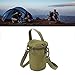 NDNCZDHC Camping Lantern Storage Bags, Large Capacity Double Zipper Multifunctional Outdoor Camping Gas Lamp Lights Handle Bags(Green)