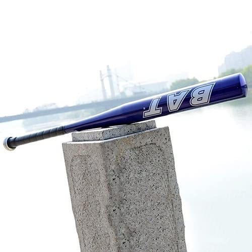Papaba Aluminum Alloy Baseball Bat Racket Mini Baseball Bat Flexible Metal Baseball Bats For Softball Outdoor Sports Blue 30 Inch #TOP1