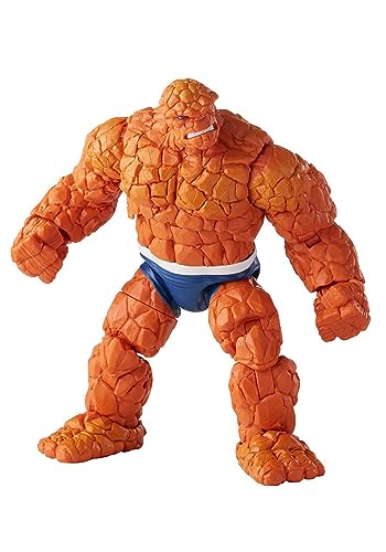 Marvel F0349 Hasbro Legends Series Retro Fantastic Four Thing 6-Inch Action Figure Toy thumb #4