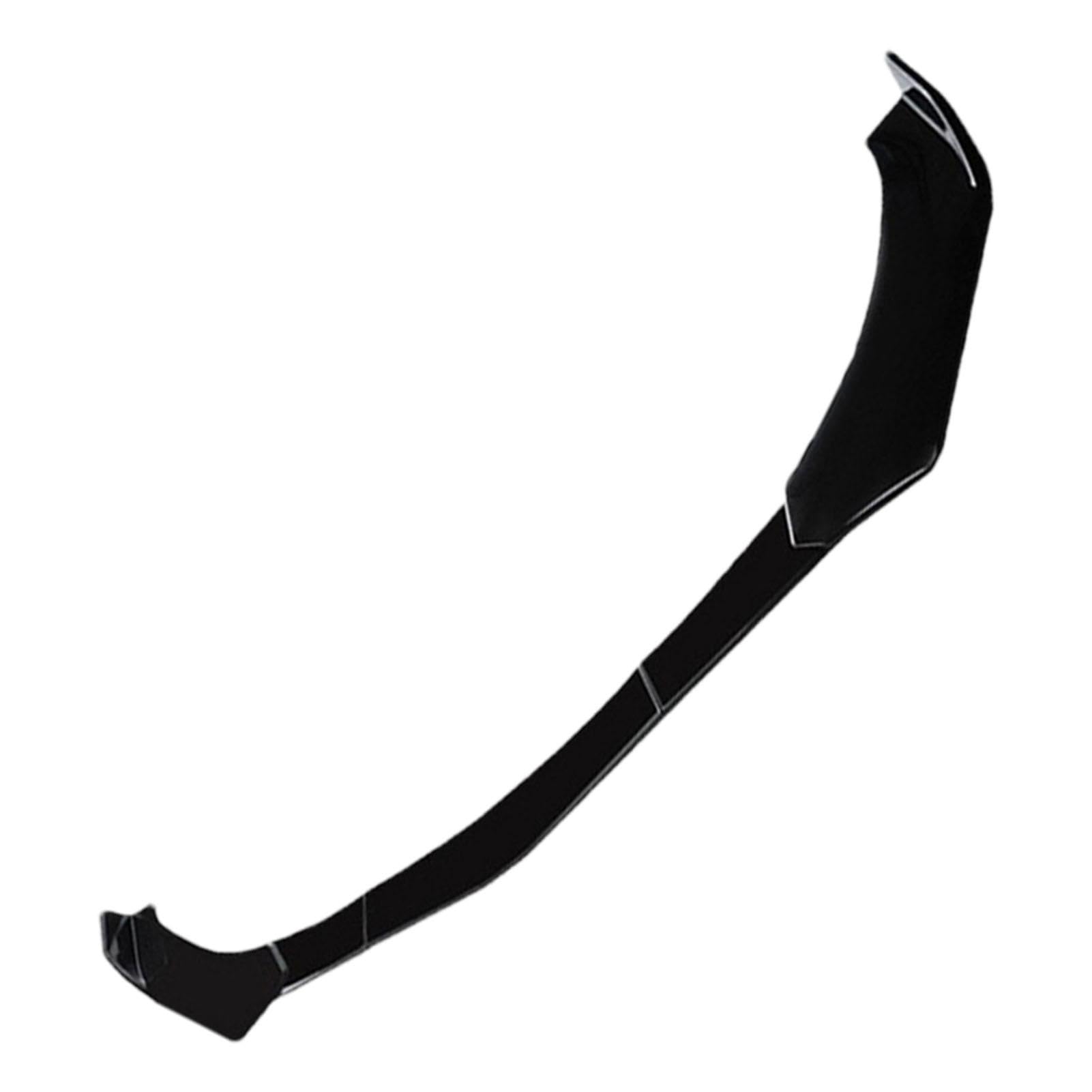 Labbro del paraurti anteriore nero, splitter anteriore per auto,Labbro del paraurti anteriore multiuso impermeabile - Splitter anteriore nero per automobile, spoiler per labbro anteriore per la maggio