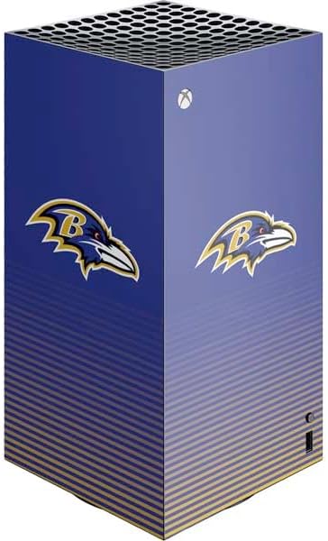 Skinit Decal Gaming Skin Compatible with Xbox Series X Digital Edition Console - Officially Licensed NFL Baltimore Ravens Breakaway Design