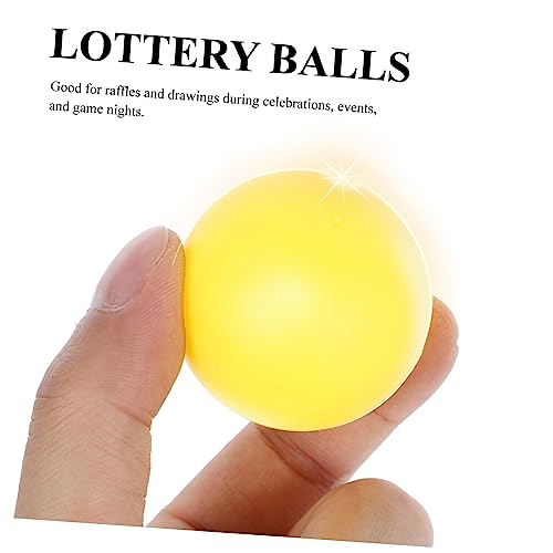 NOLITOY 100 Peças Máquina De Bola De Loteria Mini Bolas De Jogo De Bola De Loteria Bolas De Loteria