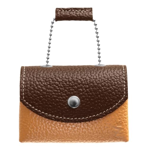 [ザリオグランデ] ポケットティッシュケース 本革 姫路レザー ミニバッグ風 二つ折り 携帯用 ポーチ 日本製 [ZAG-207T] (キャメル×チョコ)