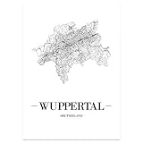 JUNIWORDS Stadtposter - Wähle Deine Stadt - Wuppertal - 60 