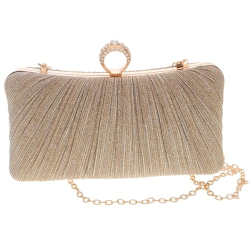 Pochette en satin plissé Abaodam l'accessoire chic pour vos mariages et soirées