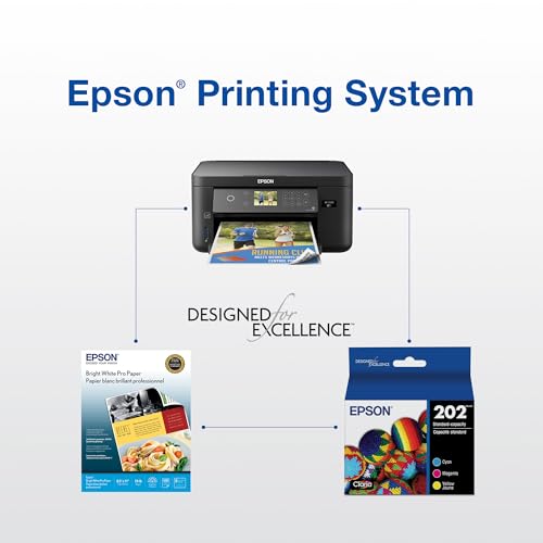 Epson 202 Genuine Ink Cartridge Black and Color Combo Pack T202120-BCS | Works With WorkForce WF-2860 and Expression XP-5100 Inkjet Printers - image 6
