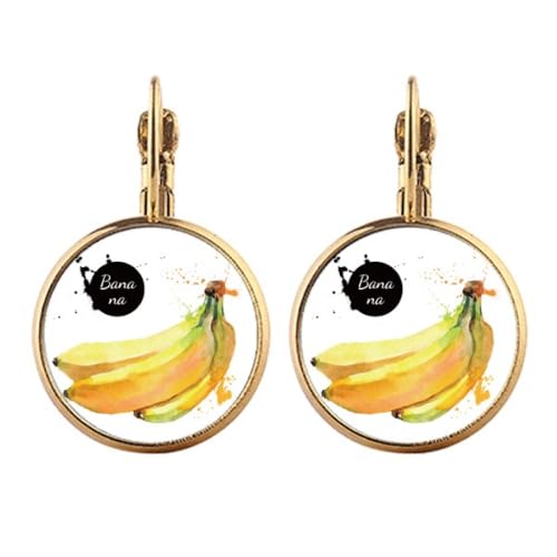 Boucles d'oreilles banane clip dorées sans perçage : le cadeau idéal