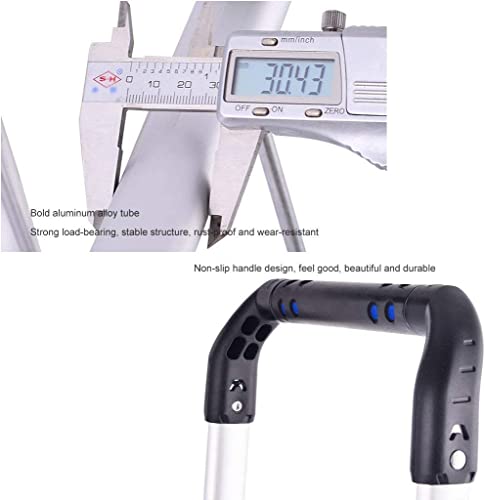 Einkaufstrolley Einkaufswagen Alter Mann Einkaufswagen Leben Haushalt Gepäck Anhänger Reise Einkaufstasche Faltbarer… – Bild 5