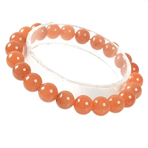 Justinstones 8mm Round Beads Stretch Bracelet 7 Inch Unisex2