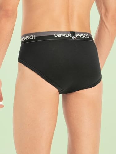 Image of DaMENSCH Fresh Mint Solid Underwear for Men, Breathable Innerwear, Cotton Briefs, Anti-Rash Waistband, Moisture Wicking Briefs, Mid-Rise, Peppermint Finished
