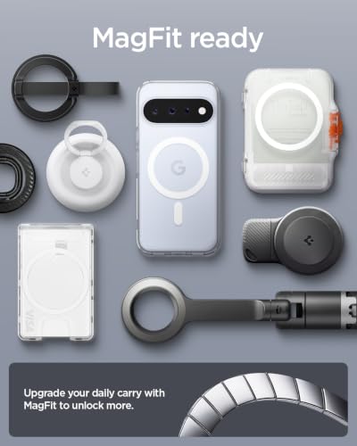 Image of Spigen Ultra Hybrid MagFit for Google Pixel 11 Case, Clear White