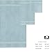 COTTON CRAFT Ultra Soft 6 Piece Towel Set - 2 Large Bath Towels, 2 Hand Towels, 2 Washcloths - Absorbent 580 GSM Quick Dry Everyday Luxury Hotel Bathroom Spa Gym Shower Pool - 100% Cotton - Light Blue