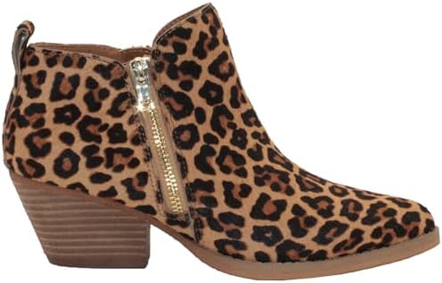 Very Volatile Women's Bootie Ankle Boot, Tan Leopard, 7.5 | Image 2