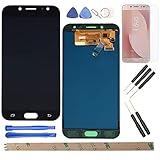 YHX-US Assembly for Samsung Galaxy J7 Pro 2017 J730G J730 J730F/DSM LCD Display Touch Screen Digitizer Replacement + A Set of Tools (Black)