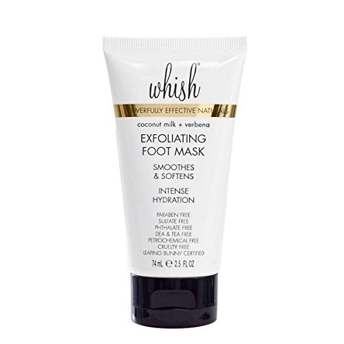 Whish Coconut Milk + Verbena Exfoliating Foot Mask - Smoothes & Softens Intense Hydration