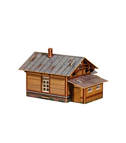 Keranova keranova298 1: 87 Escala 11 x 7,5 x 5,5 cm Clever Papel Tren colección Edificios Modelo 3D Puzzle