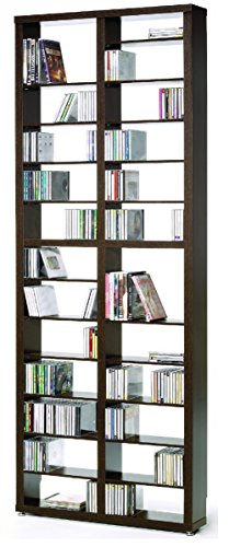 Top Kit | Estantera Cds DVDs Berlin 2010 | Medidas 208 x 66,5 x 15 cm | Estantera Libros | Wengue