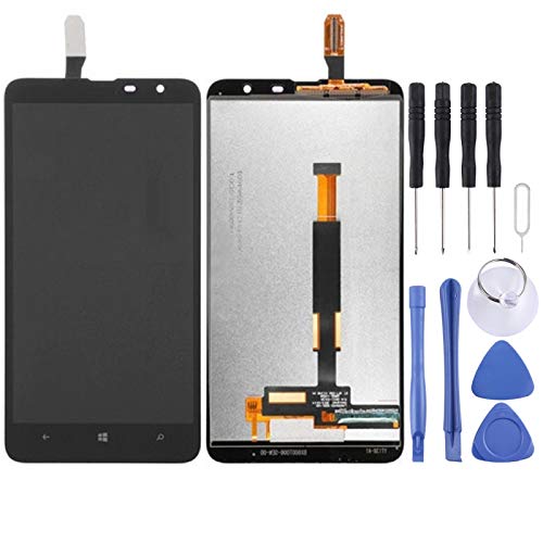 HONGYAN Replacement Parts LCD Screen and Digitizer Full Assembly for Nokia Lumia 1320 Cell Phone Accessories (Color : Black)