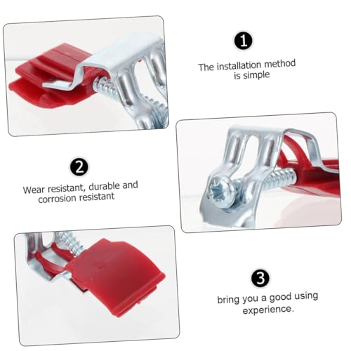 Support lavabo arqué robuste avec clips fixation évier acier KOMBIUDA