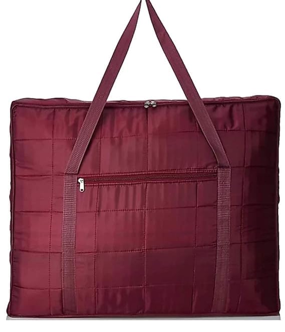 Podcart Blanket Cover, Quilted Mattress and Bedding Storage Bag, Large, with Zipper Closure Double Bed Blanket Bag Cover/Saree Bag/Household Storage Bag with water proof dust proof (Pack of 1)-image-26