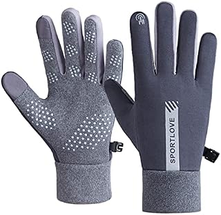 Valcatch Winter Touch Screen Warm Gloves for Men Women Anti-Slip Outdoor Windproof Thermal Fleece Lined Mittens for Running Cycling Hiking Walking Driving Working