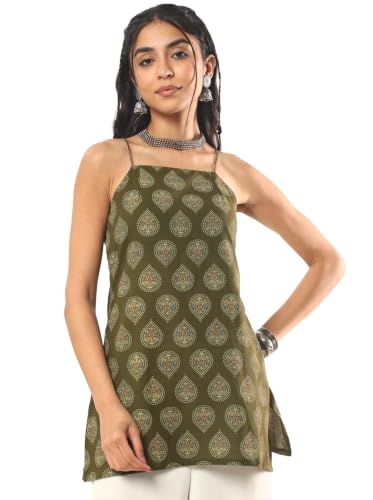 Image of Cotton Rich | Adjustable Back Tie-Up | Casual Ethnic | Short Kurti for Women Latest