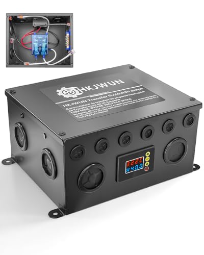 30 Amp Transfer Switch for RV, Metal Housing with Adjustable