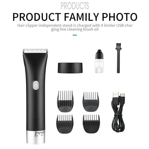 Cordless Hair Clipper Set Rechargeable Electric Hair Trimmer Mens Grooming Kit Hair Cutting Machine Ceramic Blade Hair Shaver Beard Trimmer For Men Kids Barbers Usb Rechargeable Precision Hair #TOP7