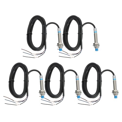 Image of sourcing map 5Pcs Inductive Proximity Sensor,NPN NC M8 DC 6-36V 300mA Proximity Switch Detector Approach Sensor 2mm 3 Wire for Industrial Automation LJ8A3-2-Z/AX