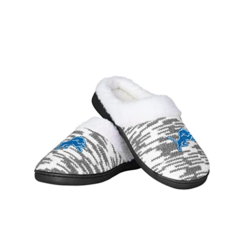 FOCO Detroit Lions Sherpa Lined Colorblend Cup Sole - Womens Large