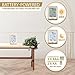 Indoor Outdoor Thermometer Wireless Weather Station, Temperature Humidity Monitor Battery Powered Inside Outside Thermometers with 330ft Range Remote Sensor and Backlight Display（Wood）