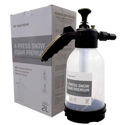 Pulverizador Manual 3 em 1 X-Press Snow Foam 2 Litros Waxtreme, Pulverizador para lavagem e limpeza
