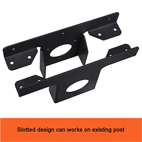 Wpbhk 4Pcs Heavy Duty Pergola Corner Brackets Extension 3-Way T Brackets For 4X4 (Actual Size:3.5X3.5) Post Bracket Pergola Gazebo Kit (4) #TOP4