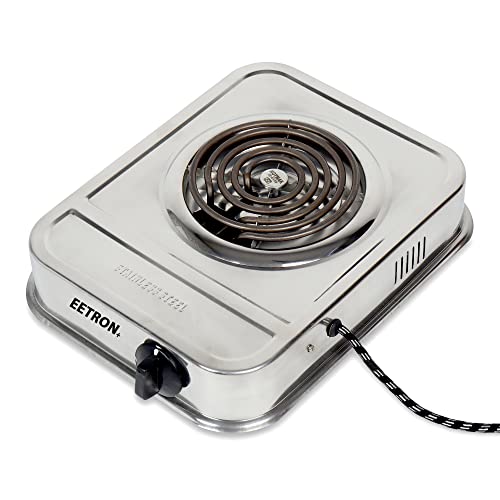 Image of Electric Induction Hot Plate Stove Electric Chula 2000 Watts Cooking Heater Cooktop Stainless Steal Manual Induction